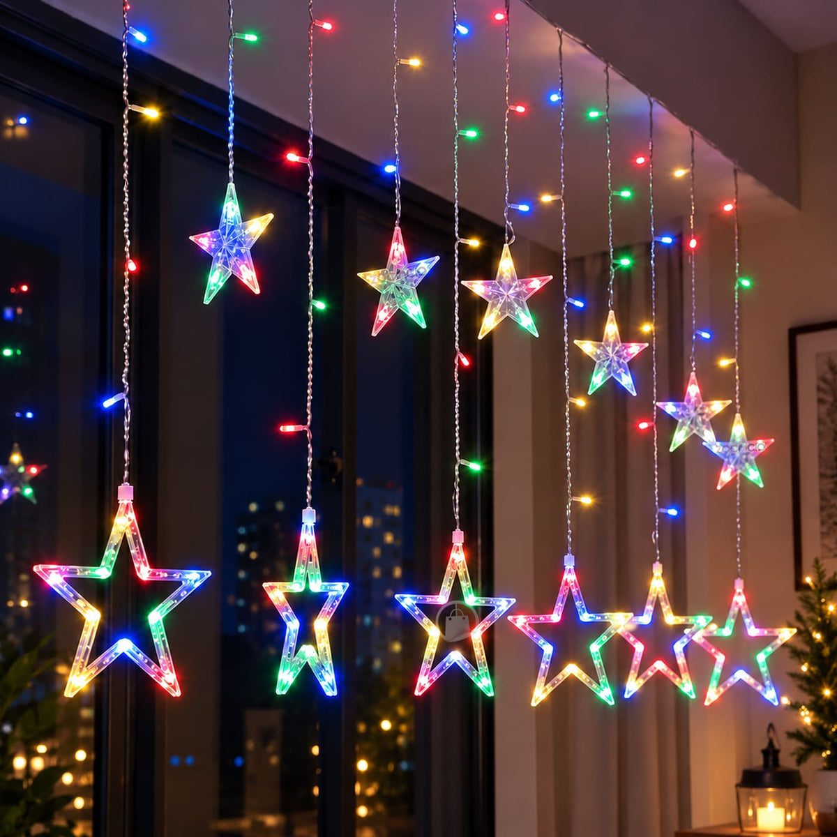 Cortina Punta Estrella Led 3 Y 6 M