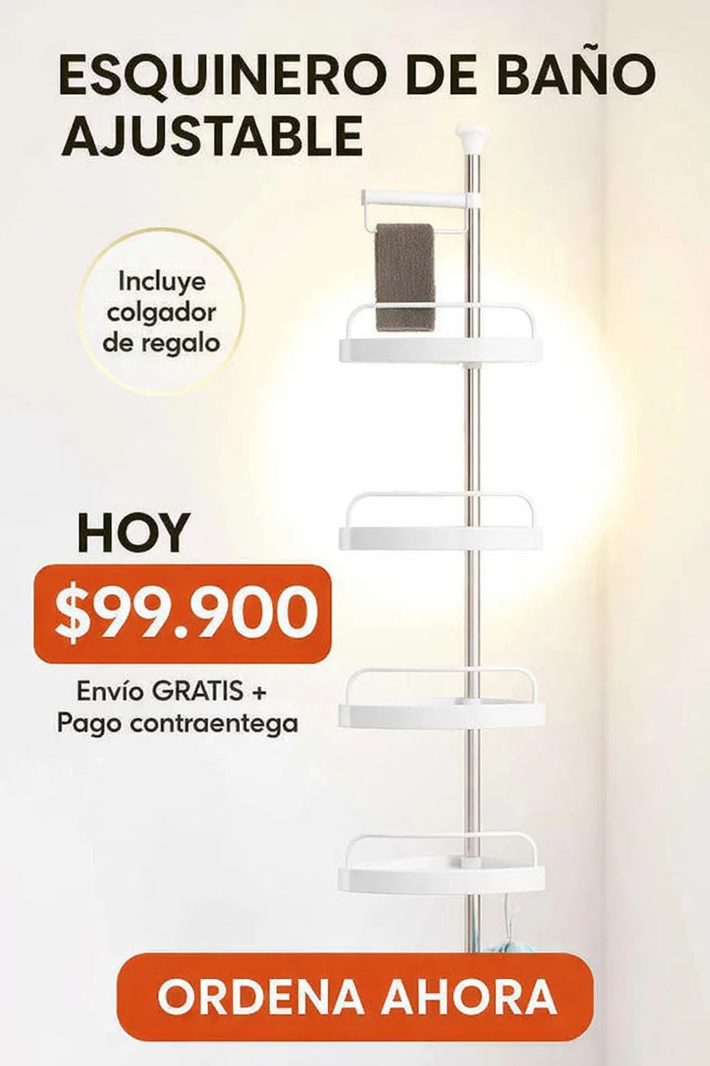 Esquinero de Baño Ajustable