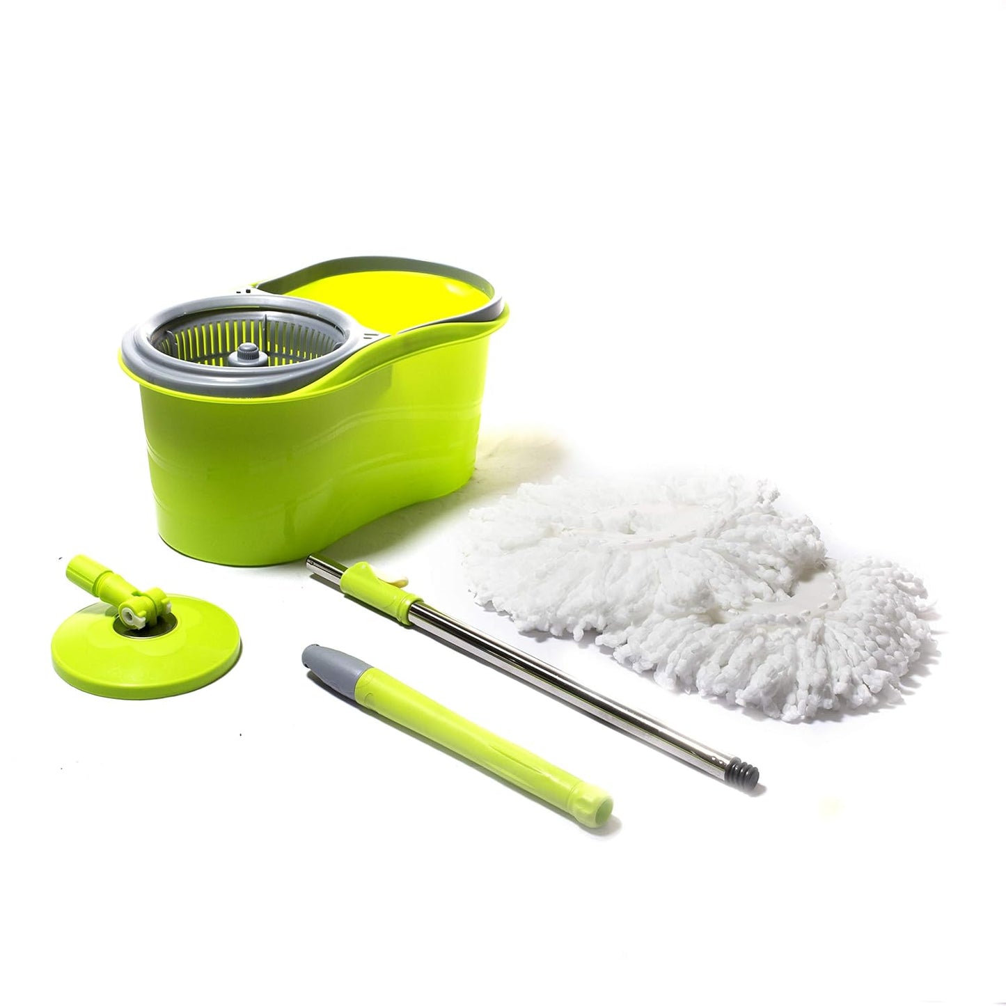 Trapeador Giratorio 360° Reforzado con 2 Mopas Incluidas