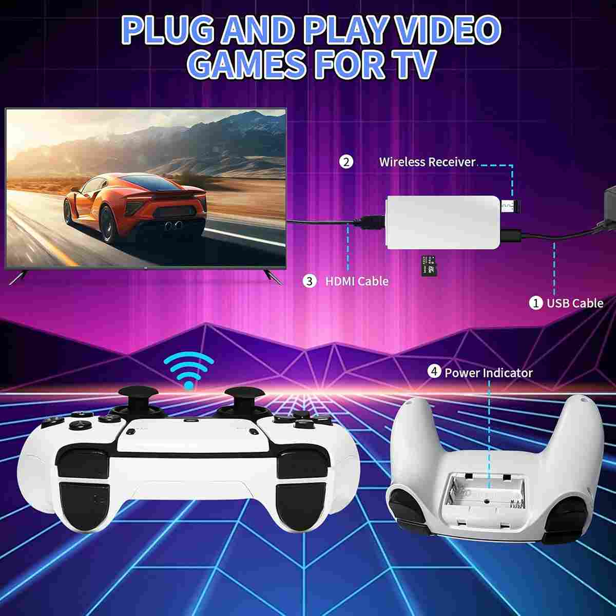 🕹️ GAME STICK M15™ – DIVERSIÓN RETRO AL INSTANTE