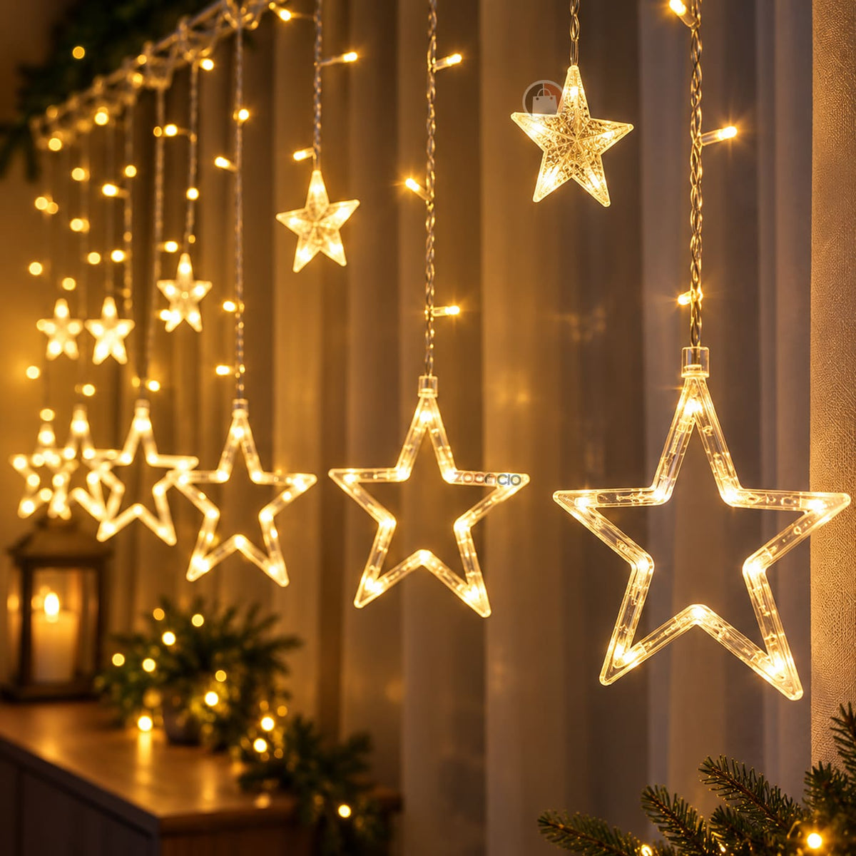 Cortina Punta Estrella Led 3 Y 6 M