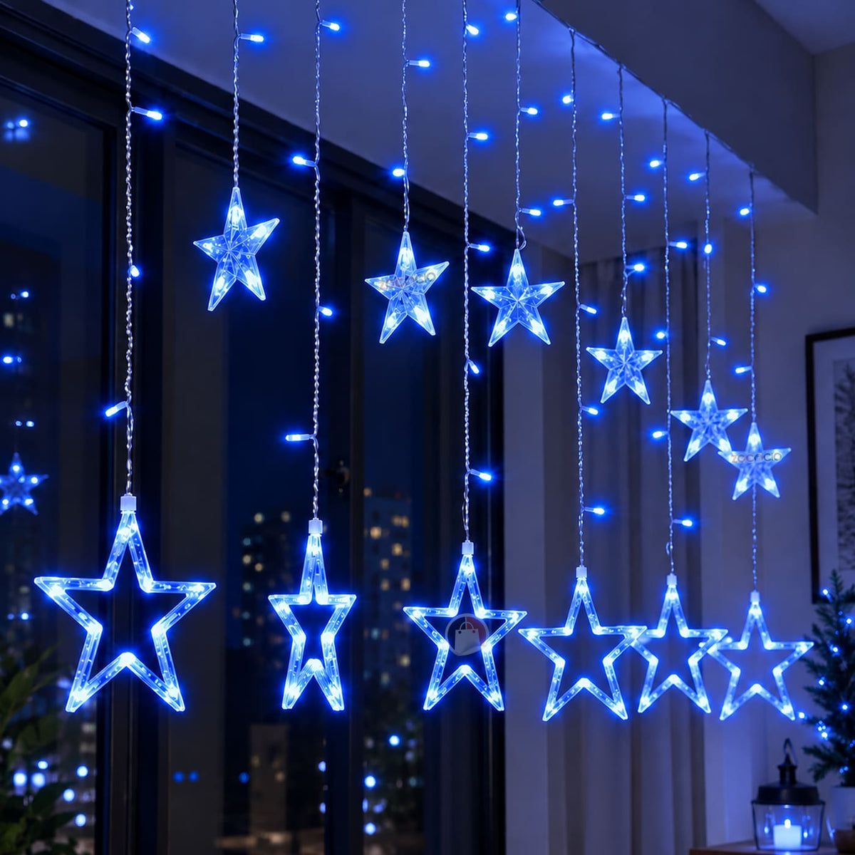 Cortina Punta Estrella Led 3 Y 6 M