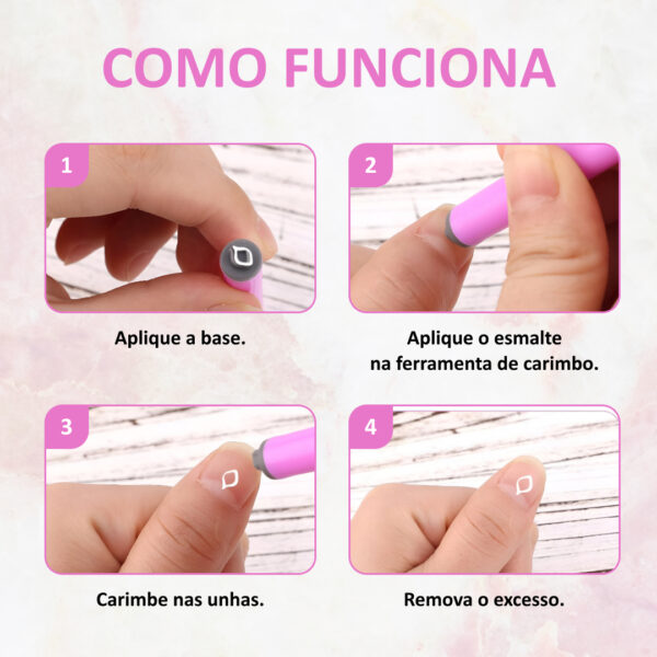 NAILGENIUS™ – Set x6 de Plumas para Arte de Uñas