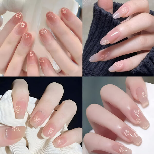 NAILGENIUS™ – Set x6 de Plumas para Arte de Uñas
