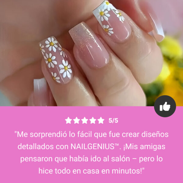 NAILGENIUS™ – Set x6 de Plumas para Arte de Uñas
