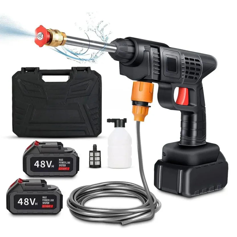 Hidrolavadora Inalámbrica Portátil Recargable 48v 2 Baterías