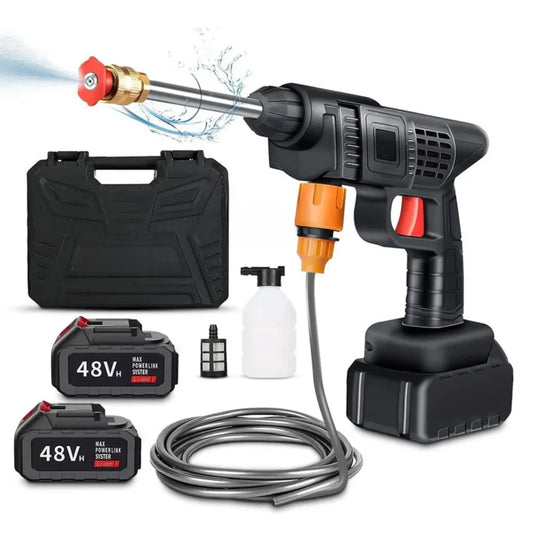 Hidrolavadora Inalámbrica Portátil Recargable 48v 2 Baterías